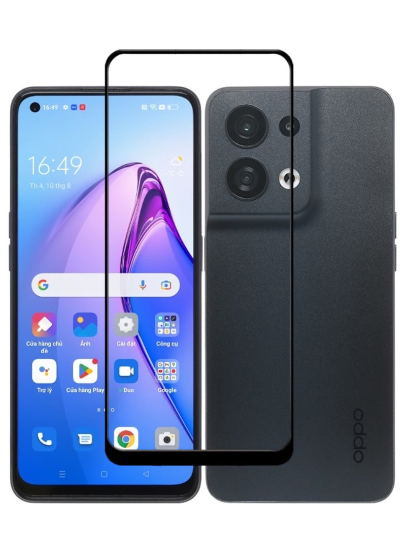ACLIX Antistatic ESD Dustproof Premium Quality High Definition Tempered Glass Screen Protector Designed For Oppo Reno8 - Image 1