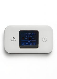 TOPLINK MR57E eSIM WiFi Router, eSIM + Physical SIM, 4G  WiFi 6, 4600mAh Battery, 12 Users  - Image 1
