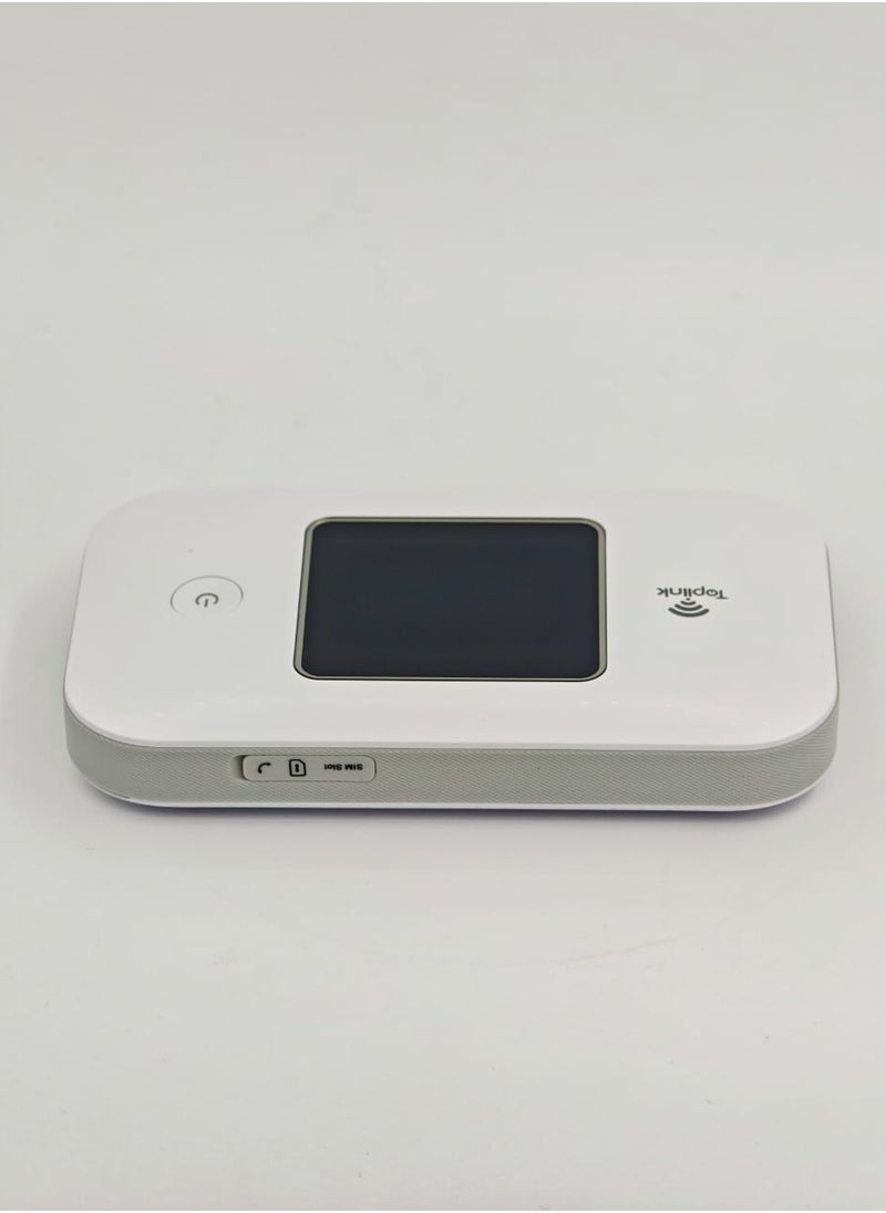 TOPLINK - MR57E eSIM WiFi Router, eSIM + Physical SIM, 4G  WiFi 6, 4600mAh Battery, 12 Users - Image 1