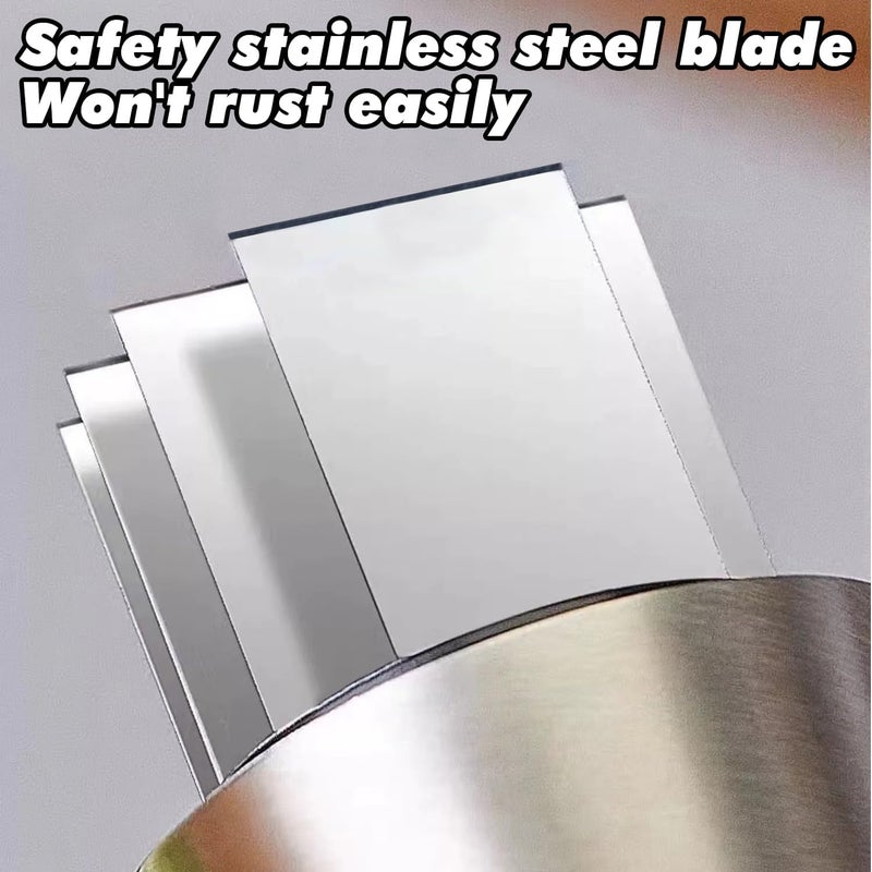 KRLZ Pressed Garlic Chopper Pressed Garlic Mince Manual Onion Chopper 304 Stainless Steel Garlic Masher Garlic Mincer Crusher Professional for Mincing Garlic Slicing Peppers and Onions - Image 3