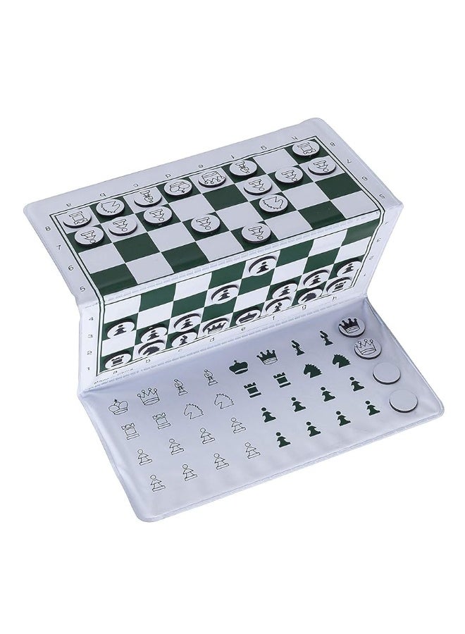 WE Games طقم شطرنج مغناطيسي من WE Games، لوحة شطرنج سفر صغيرة مع قطع مغناطيسية، طقم شطرنج جيب للتدريب أثناء التنقل 2 ملكة إضافية وقطع فارغة للتعلم، طقم شطرنج سفر قابل للطي للبالغين والأطفال - Image 4