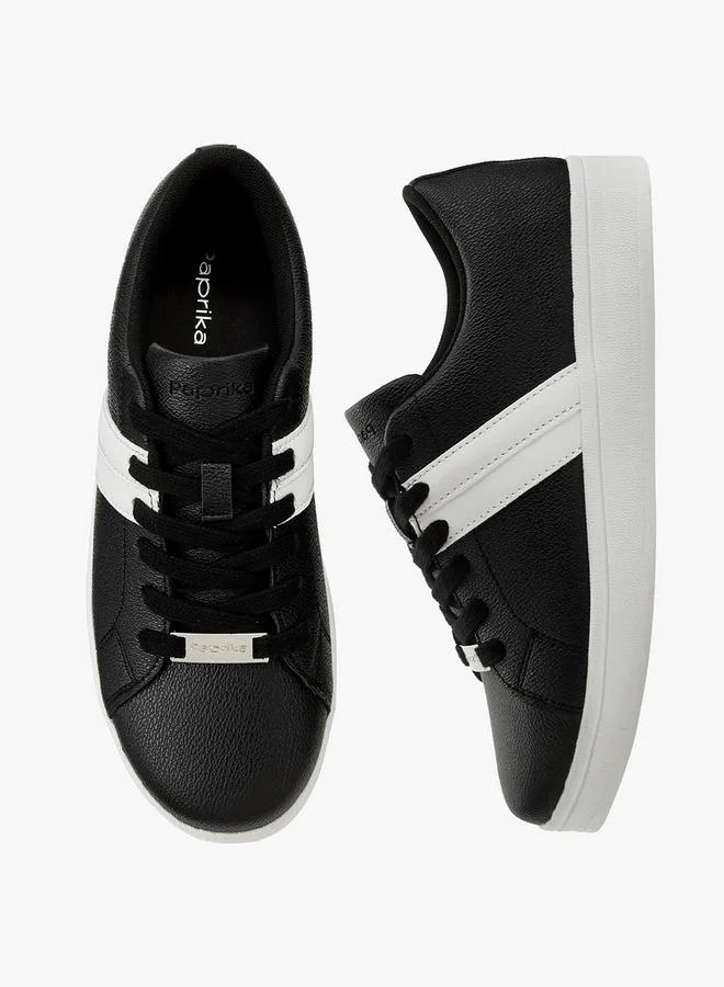 Paprika Women Lace-Up Ankle Sneakers