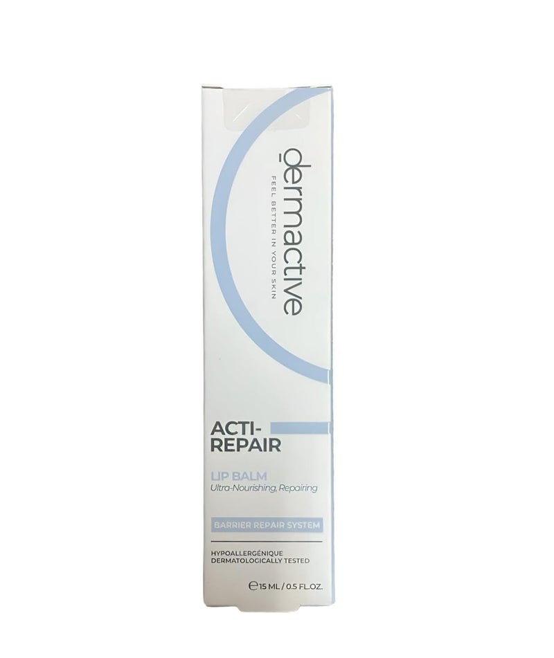 DERMACTIVE Acti-Repair Lip Balm – 15ml | Nourishing Repair Care, Deep Hydration, Protects Dry & Chapped Lips
