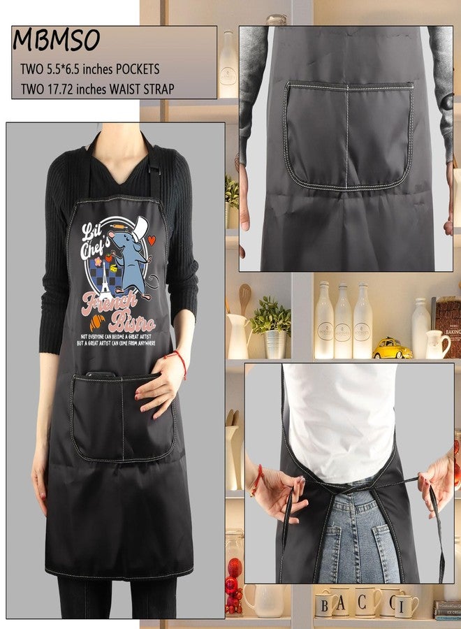 MBMSO Remy Apron for Little Chef Gifts Remy Rat Touille Movie Fans Gift for Rat Chef Lei Mi Kitchen Apron Mouse Cooking Apron (Rat Chef Apron-b) - Image 3