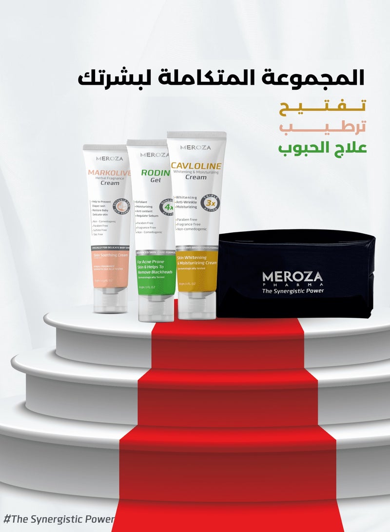 MEROZA Oily & Combined Complete Skin Care Set - Image 2
