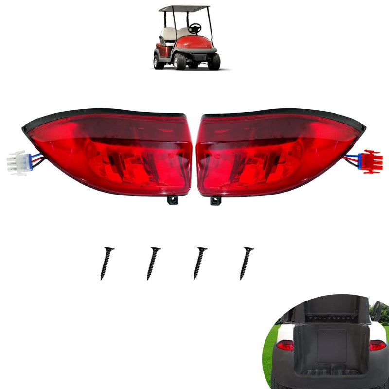 Club Car Precedent LED Taillight Tail Light 2004-up Rear Light 12V 3 Wires,(2) Tail Light kit Replacements