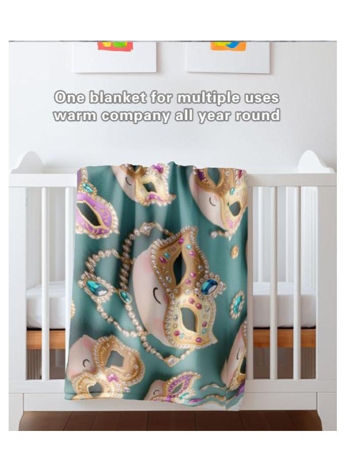 عام بطانية رقيقة من الفانيلا الكرتونية للأطفال أو الطلاب (دافئة ومريحة ومناسبة للنوم والألعاب) 100 سم * 150 سم - Image 3