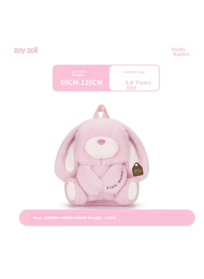 Zoy Zoii Kids Plush Crossbody Bag Shoulder Bag Cute Winter Travel Small Backpack Boys Girls Holiday Gift - Image 2