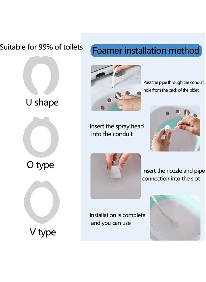 MIXDE Sitz Bath For Toilet Seat Basin Portable Bidet For Pregnant Women  - Image 5