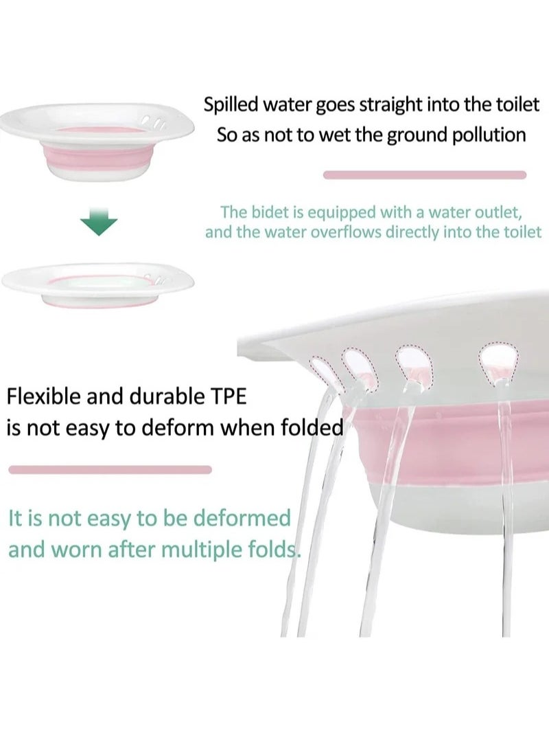 MIXDE Sitz Bath For Toilet Seat Basin Portable Bidet For Pregnant Women  - Image 3