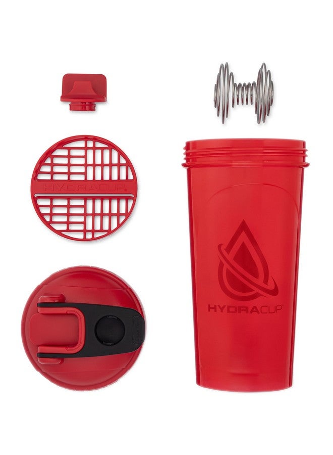 HYDRA CUP Proflow [2 Pack] 28 Oz Shaker Bottles For Protein Shakes, Shaker Cups With Ball Blender Whisk, Shaker Bottle With Handle, Travel To Go, Bpa Free (Red & Blue, 28Oz) - Image 2