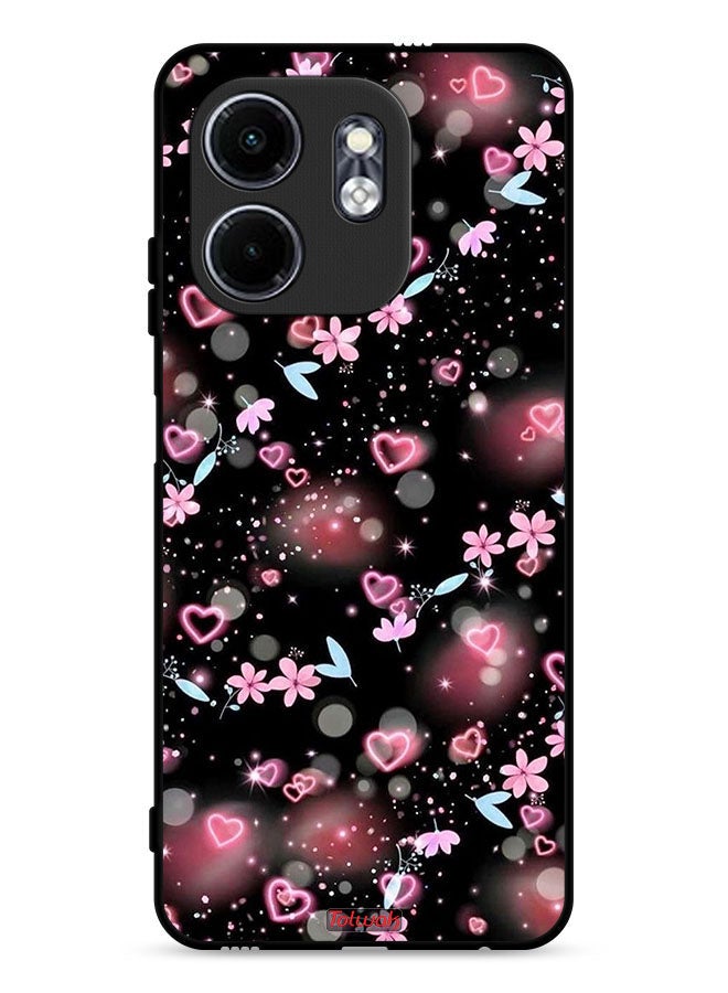 Tolwak Infinix Hot 50i 4G Protective Case Cover Small Hearts And Flowers - Image 1