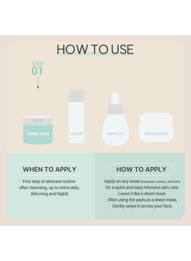 MIGUHARA Cica Bakuchiol Calming Pad | Korean Skincare Toner Pad (150ml/5.07 fl.oz.)  - Image 4