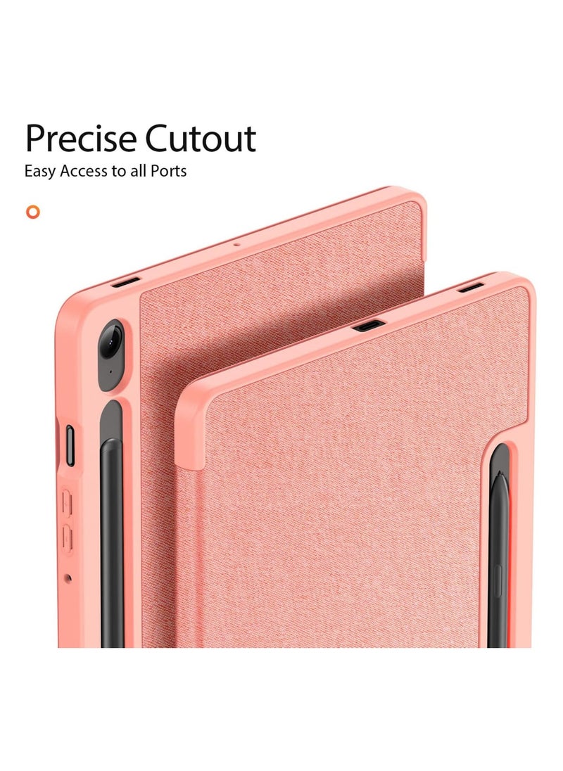 Case Compatible Samsung Galaxy Tab S10 FE SM-X520/SM-X526 10.9-inch (2025) Drop and Scratch Resistant Tri-Folding Protective Case with Auto Sleep-Wake
