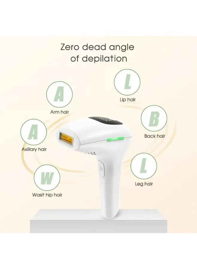 IPL Laser Hair Removal Device for Women & Men, Permanent Hair Reduction, Painless Full Body Epilator, 6-Level Energy, Safe Home Use, Face & Body Hair Remover UAE - Image 1