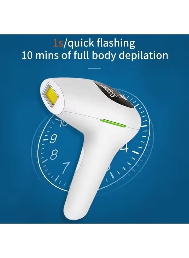 IPL Laser Hair Removal Device for Women & Men, Permanent Hair Reduction, Painless Full Body Epilator, 6-Level Energy, Safe Home Use, Face & Body Hair Remover UAE - Image 2