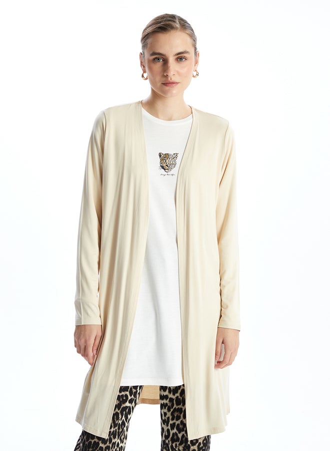 LC WAIKIKI Plain Women's Jersey Cardigan  - Image 1