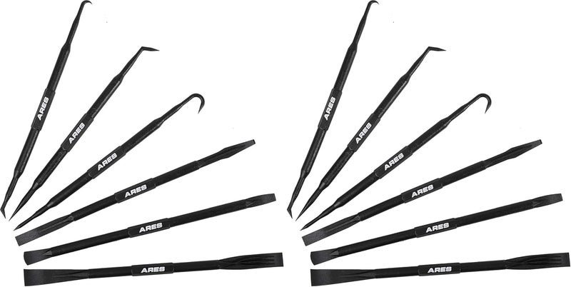 ARES 16003-6-Piece Non-Marring Pick and Prybar Set - Protects Fasteners, O-Rings, Seals, Gaskets, and Trim on Automotive and Electronics Applications During Use (Pack of 2) - Image 1