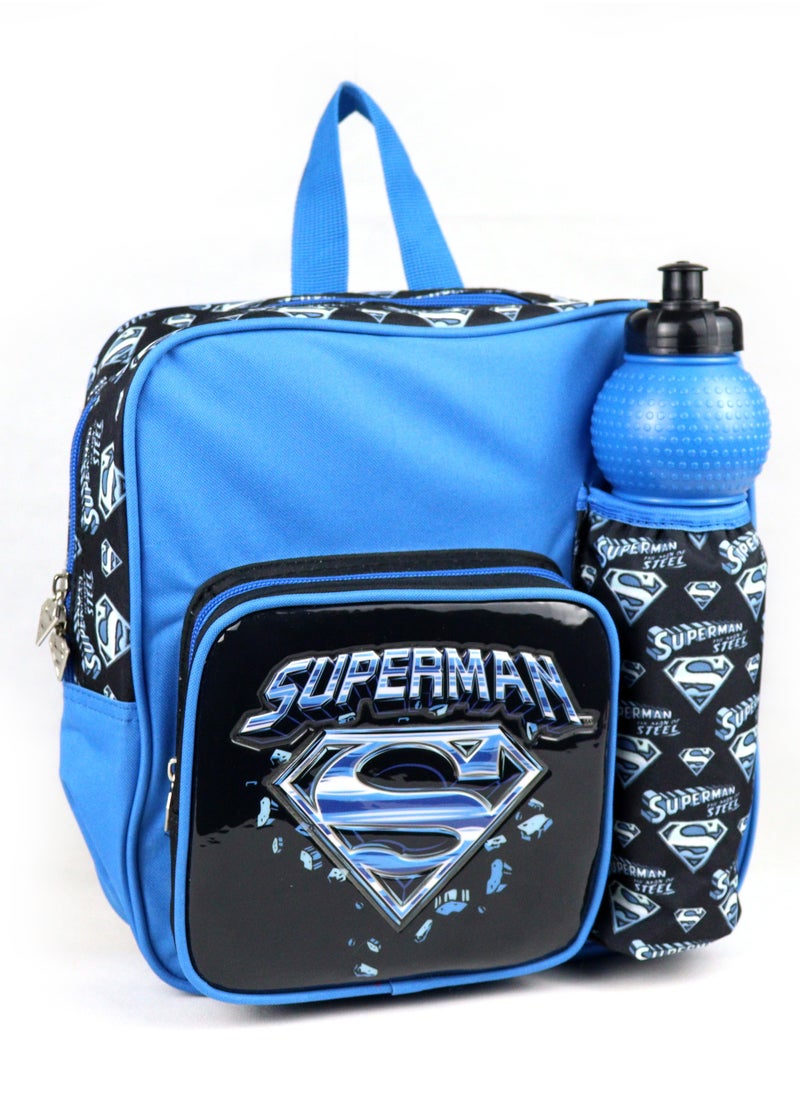 DC Comics SUPERMAN 3 in 1 Backpack Set for Toddler Preschool Kindergarten Kids  - Image 2