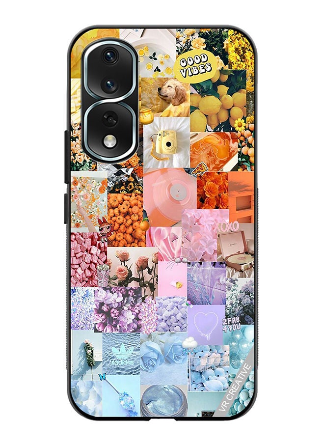VR CREATIVE Protective Case Cover For Honor 80 Pro Good Vibes Photo Colleges Design Multicolour - Image 1