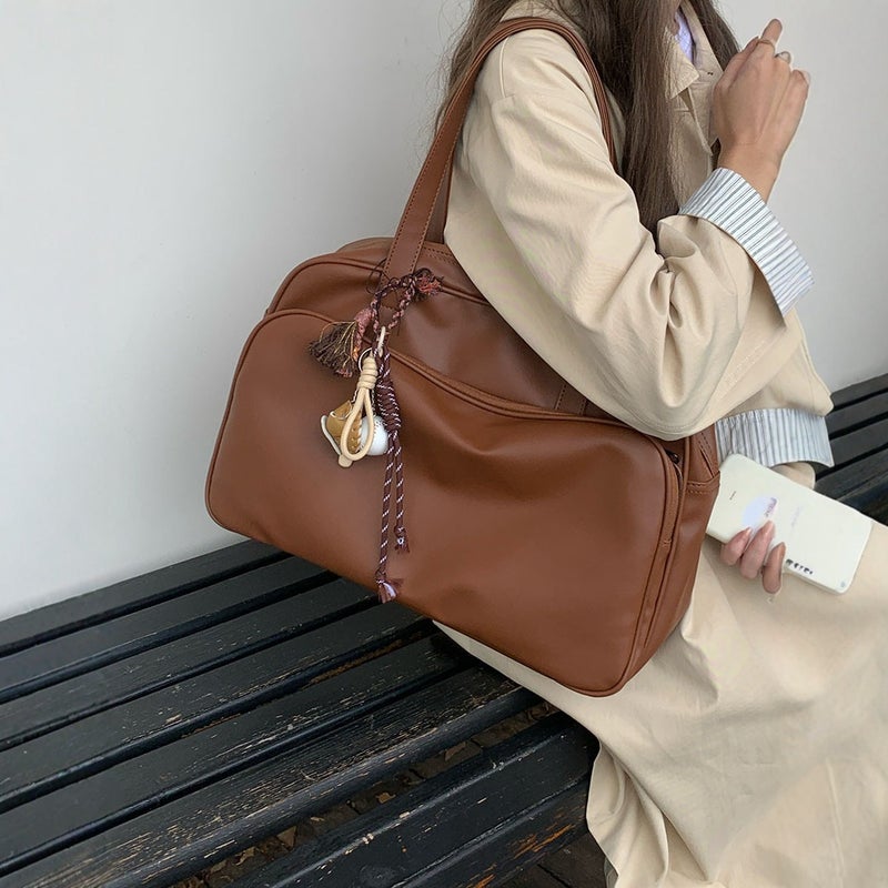 Large Capacity Tote Bag Women'S Short-Distance Travel Shoulder Bag Korean Luggage Bag - Image 2