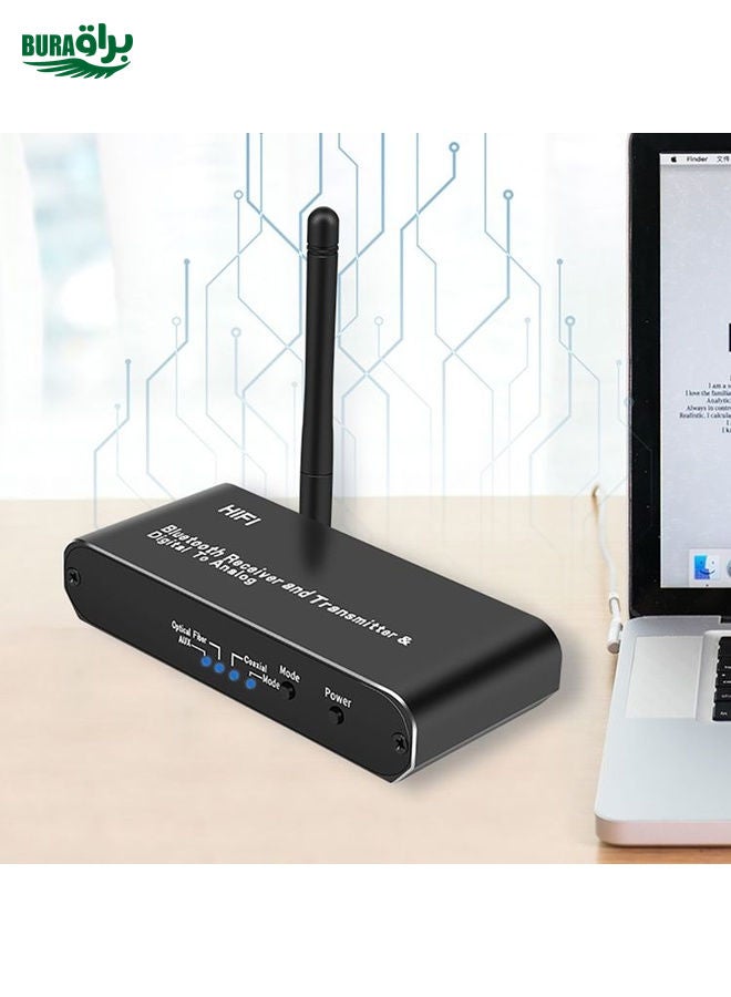 BURAQ ZS-SGD09 3 in 1 Digital to Analog Bluetooth 5.0 Receiver & Transmitter  - Image 3