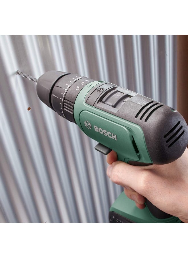 BOSCH Diy Tools Universal Impact 18 Cordless Combi Drill With Two 18 V Lithium-Ion Batteries  - Image 4