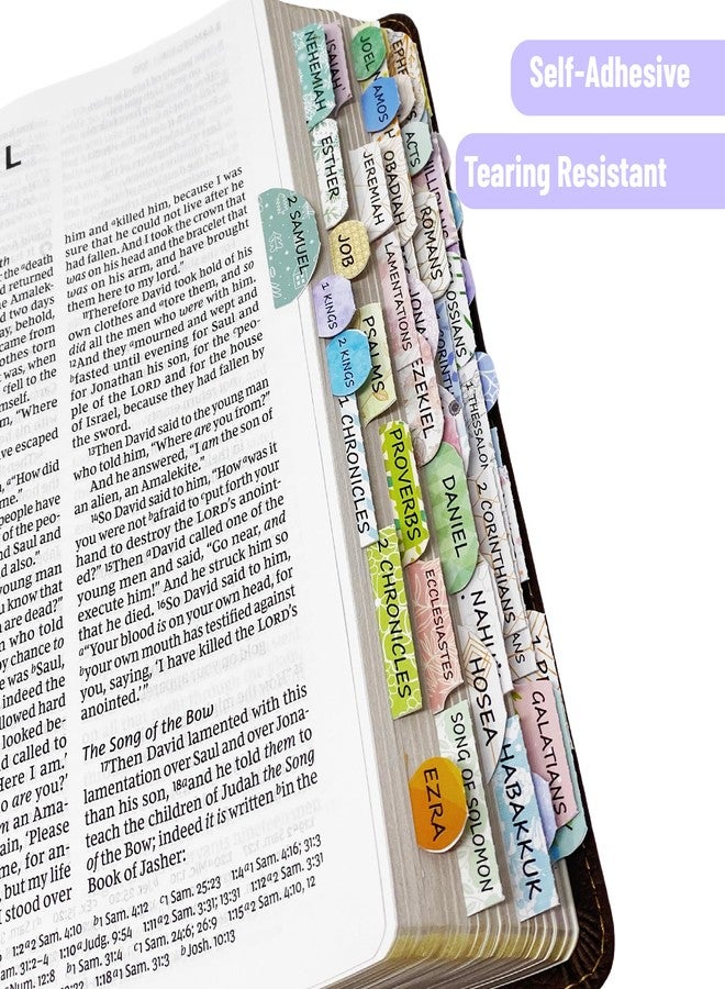 Mr. Pen- Bible Tabs, 72 Tabs (66 Books, 6 Blanks), High Gloss Paper, Bible Journaling Supplies, Bible Tabs Old and New Testament, Bible Tabs for Women, Bible Tabs for Journaling Bible, Bible Book Tabs - Image 5