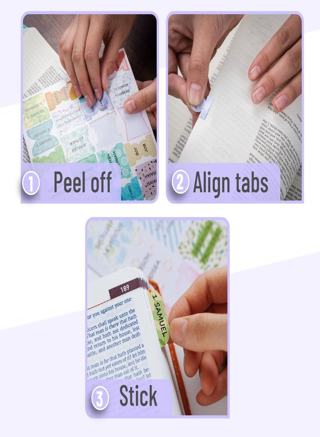 Mr. Pen- Bible Tabs, 72 Tabs (66 Books, 6 Blanks), High Gloss Paper, Bible Journaling Supplies, Bible Tabs Old and New Testament, Bible Tabs for Women, Bible Tabs for Journaling Bible, Bible Book Tabs - Image 4