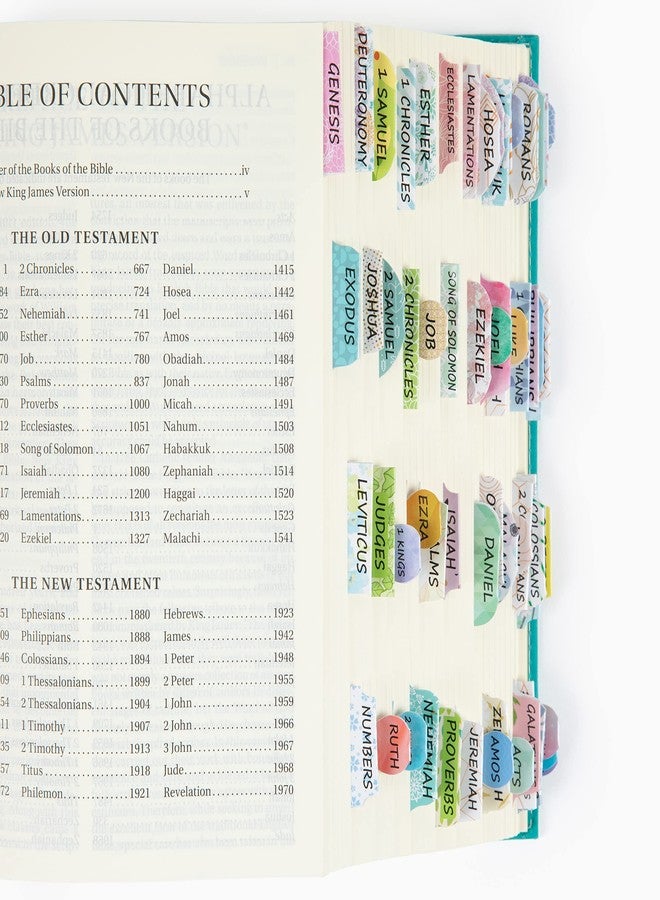 Mr. Pen- Bible Tabs, 72 Tabs (66 Books, 6 Blanks), High Gloss Paper, Bible Journaling Supplies, Bible Tabs Old and New Testament, Bible Tabs for Women, Bible Tabs for Journaling Bible, Bible Book Tabs - Image 1
