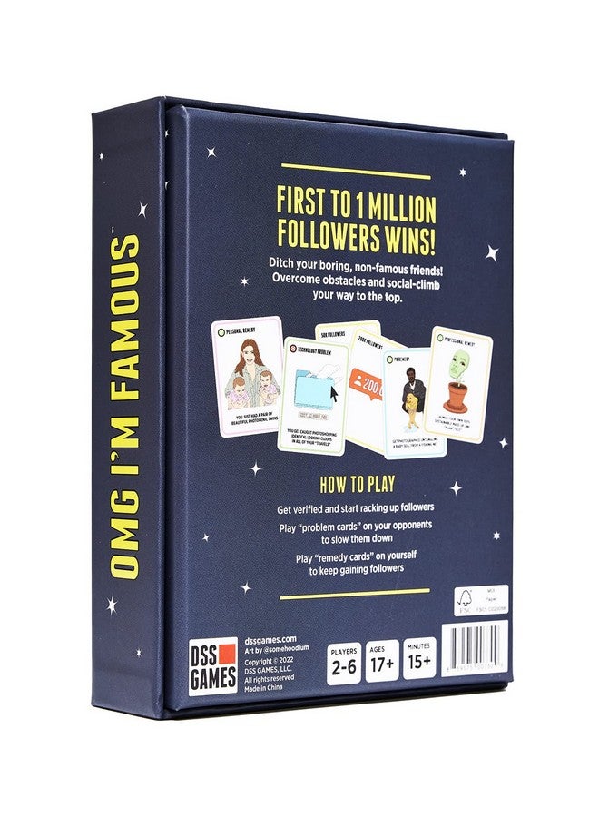 DSS Games OMG I'm Famous [A Party Game] A Strategic Card Game to Sabotage Your Friends While You Race to 1 Million Followers - Image 5