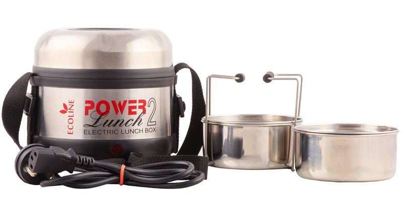 Ecoline Stainless Steel Power Lunch 2, Capacity 800Ml (2 Containers 400Ml) - Image 1