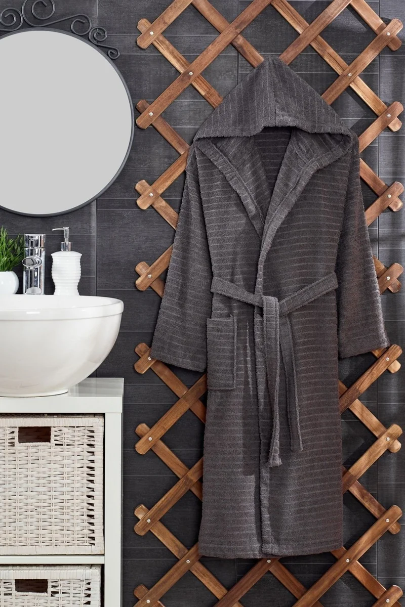 Casnack Quina 2-Piece Hooded Oversize Bathrobe Set