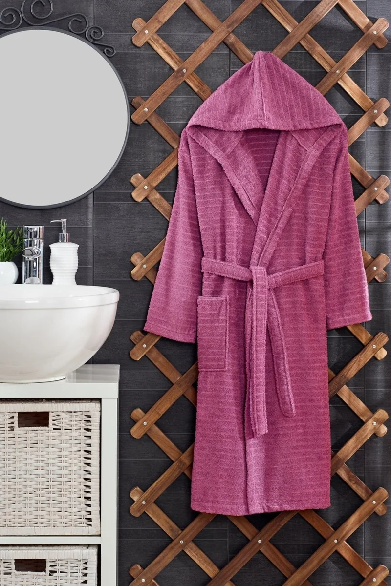 Casnack Quina 2-Piece Hooded Oversize Bathrobe Set