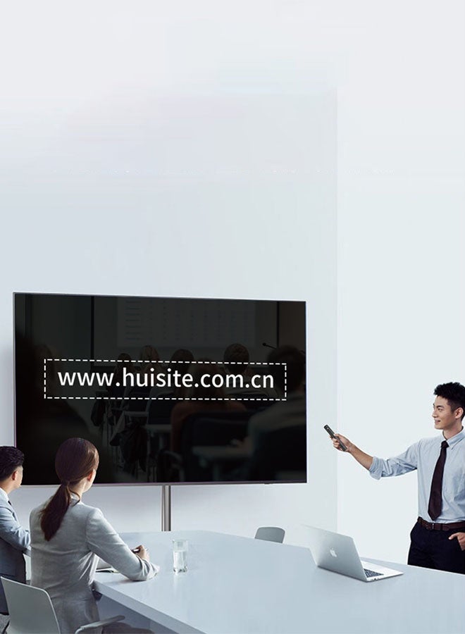 Hanayo قلم عرض لاسلكي USB 2.4GHz قابل لإعادة الشحن للتحكم عن بُعد في عرض PowerPoint لجهاز الكمبيوتر MAC Laptop (أسود) - Image 3