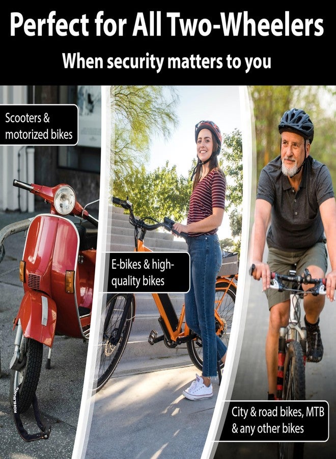 KOHLBURG Security Chain Lock with Number Combination - Secure Bicycle Lock 120 cm Long and 8 mm Thick - for Bicycle & Ebike with Number Code - Highest Security - Lock with Number Code - Image 5