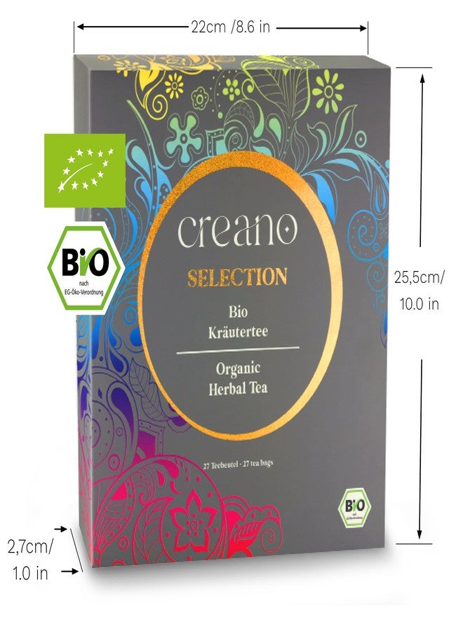 Creano Organic Herbal Tea Sampler Gift Set - Tea Gift Box - 27 Organic Tea Bags in 9 Different Varieties 54 g - Image 3