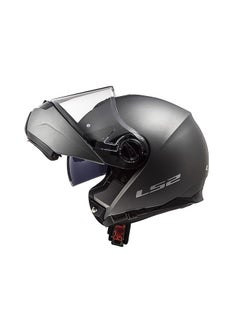 LS2 HELMET FF325 STROBE Modular Convertable Face Racing Helmet  - Color Matt Titanium - pzsku/Z0D99204DBB5257A588DEZ/45/_/1737551100/e157021a-16a4-4392-92e0-eb6de50cb5e2