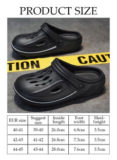 DUNISO Men's Clog Sandals Fashion Quick Drying Slide Sandal with Non-slip Soles Thick Sole Beach Slipper Breathable Slip-on Sandal Men's House Flat Slipper for Indoor & Outdoor  - Image 2