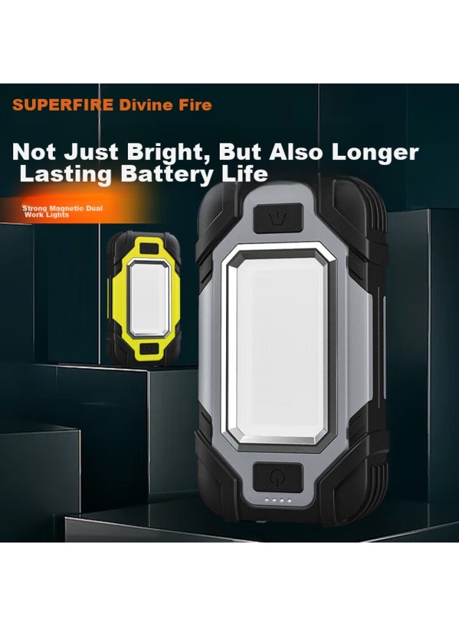 SupFire Supfire Rg04 Multifunctional Work Light With Magnet, Emergency Repair Light, Rechargeable Outdoor Emergency High-intensity Flashlight  - Image 2