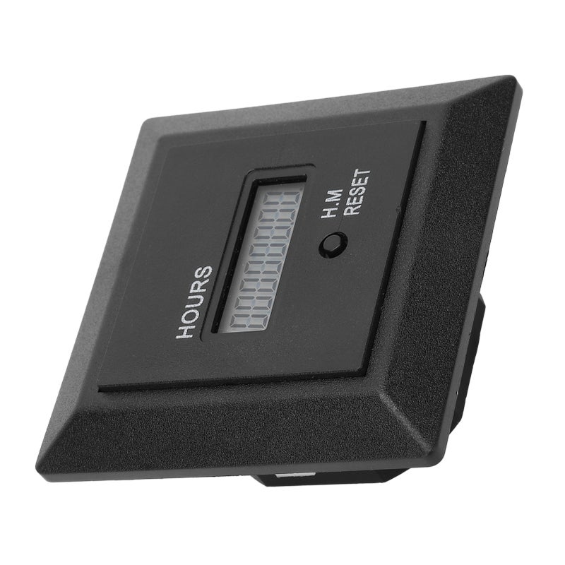 Hour Meter Marine Boat Motorcycle Snowmobile Generator Tractor Lawn Mower HM‑1R 100V‑250V - Image 2
