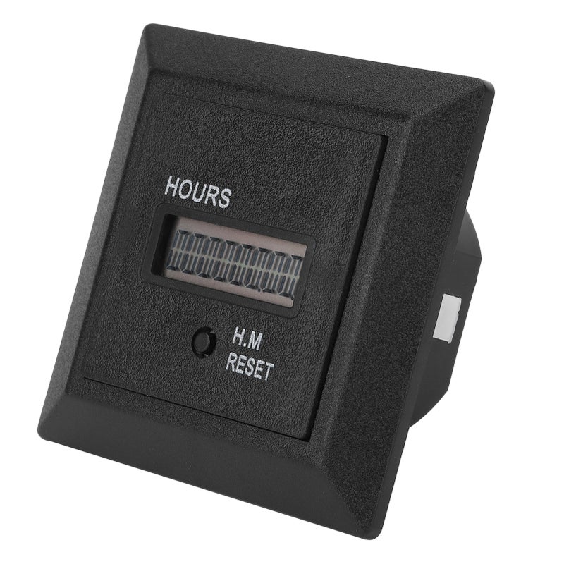 Hour Meter Marine Boat Motorcycle Snowmobile Generator Tractor Lawn Mower HM‑1R 100V‑250V - Image 5