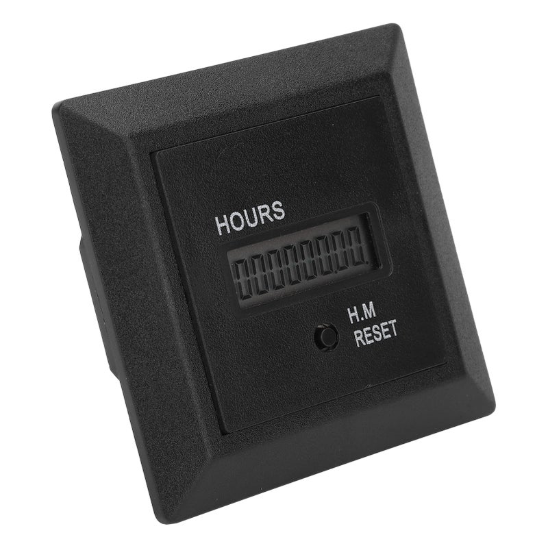 Hour Meter Marine Boat Motorcycle Snowmobile Generator Tractor Lawn Mower HM‑1R 100V‑250V - Image 3