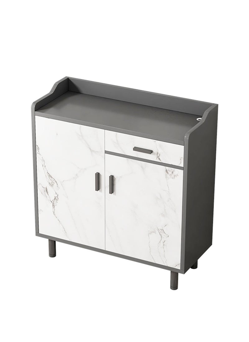Sharpdo Modern Simple Cabinet Living Room Storage Cabinet Tea Cabinet Home Cabinet 80*40*92.5cm  - Image 1