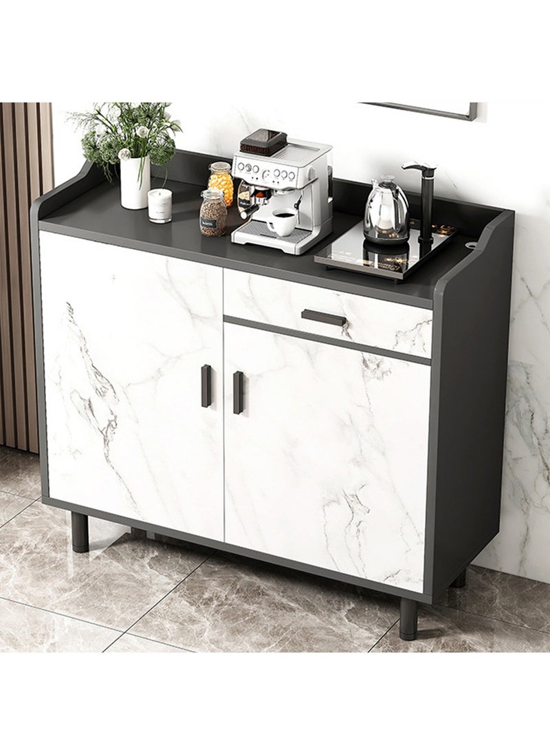 Sharpdo Modern Simple Cabinet Living Room Storage Cabinet Tea Cabinet Home Cabinet 80*40*92.5cm  - Image 2