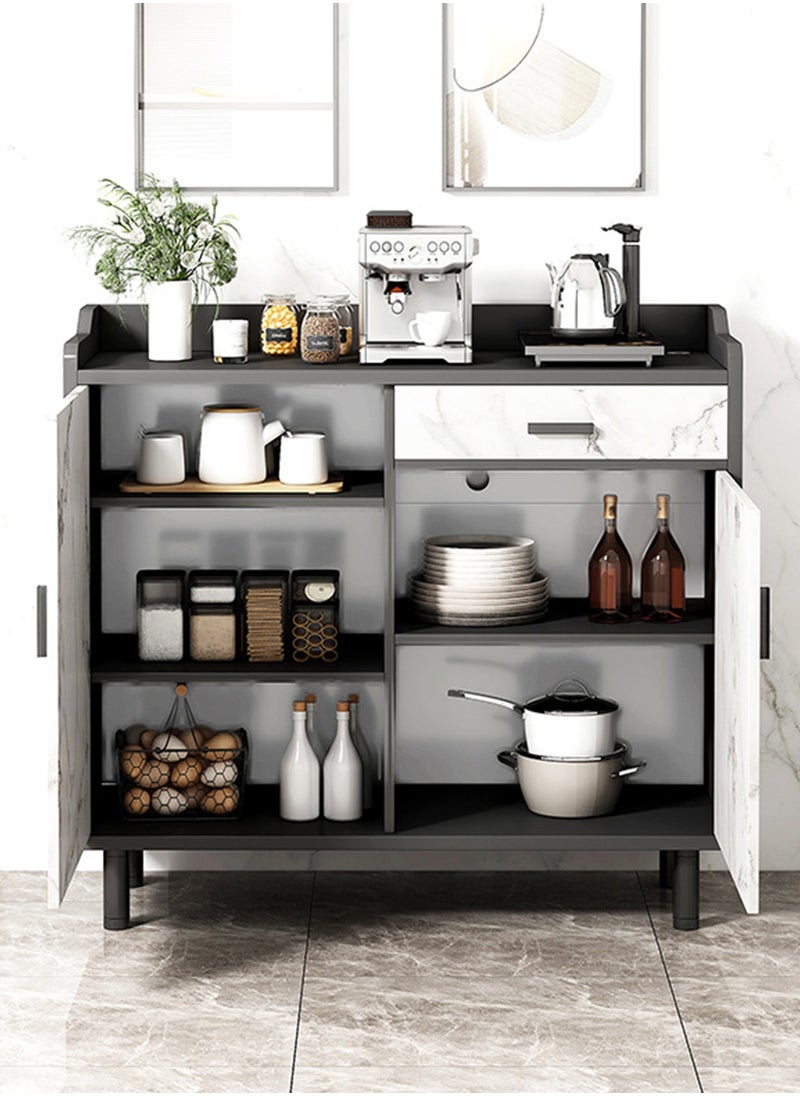 Sharpdo Modern Simple Cabinet Living Room Storage Cabinet Tea Cabinet Home Cabinet 80*40*92.5cm  - Image 3
