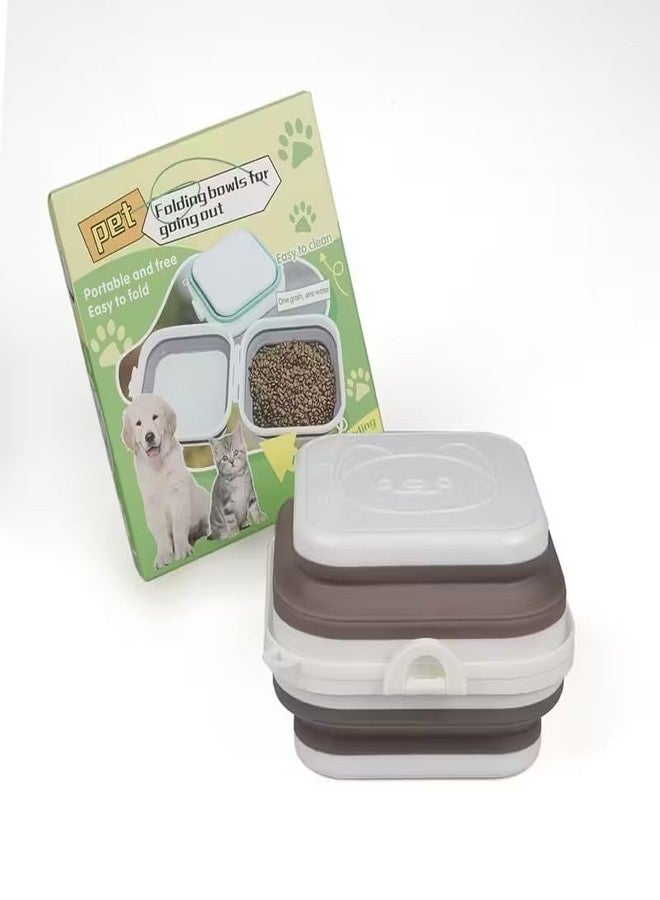 CARTZILLA Pitch Collapsible Pet Bowl | Portable Foldable Feeding Bowl for Dogs & Cats | Travel Food & Water Container with Snap Lock Lid | Space-Saving, Easy to Clean, Lightweight - Image 5