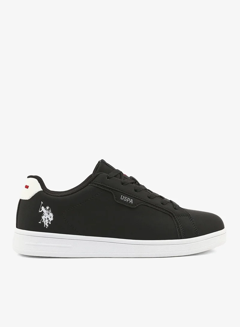 U.S. Polo Assn. black Women's Black Sneakers - Elegant Design,Comfortable Casual Shoes for Everyday Wear for Women | Best Price UAE
