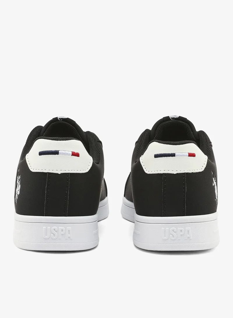 U.S. Polo Assn. black Women's Black Sneakers - Elegant Design,Comfortable Casual Shoes for Everyday Wear for Women | Best Price UAE