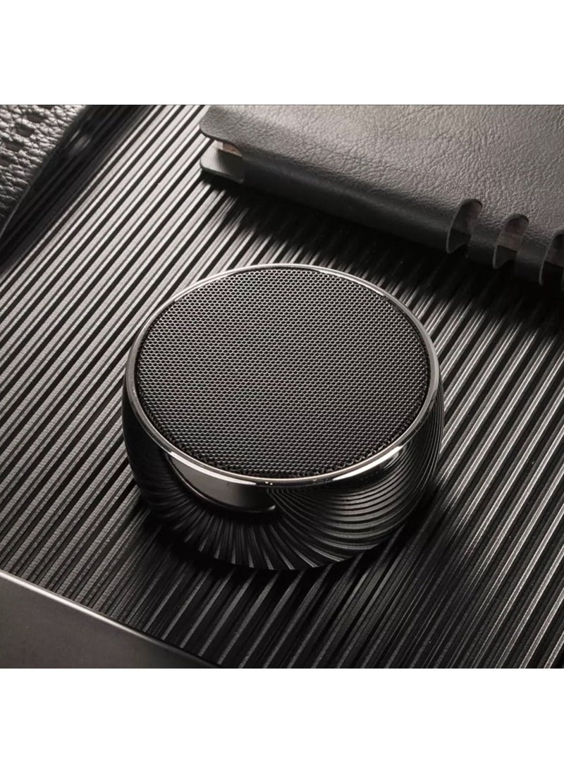 Generic - BS01 Recharge Smart Card Mini Speaker Portable Wireless Black - Image 1